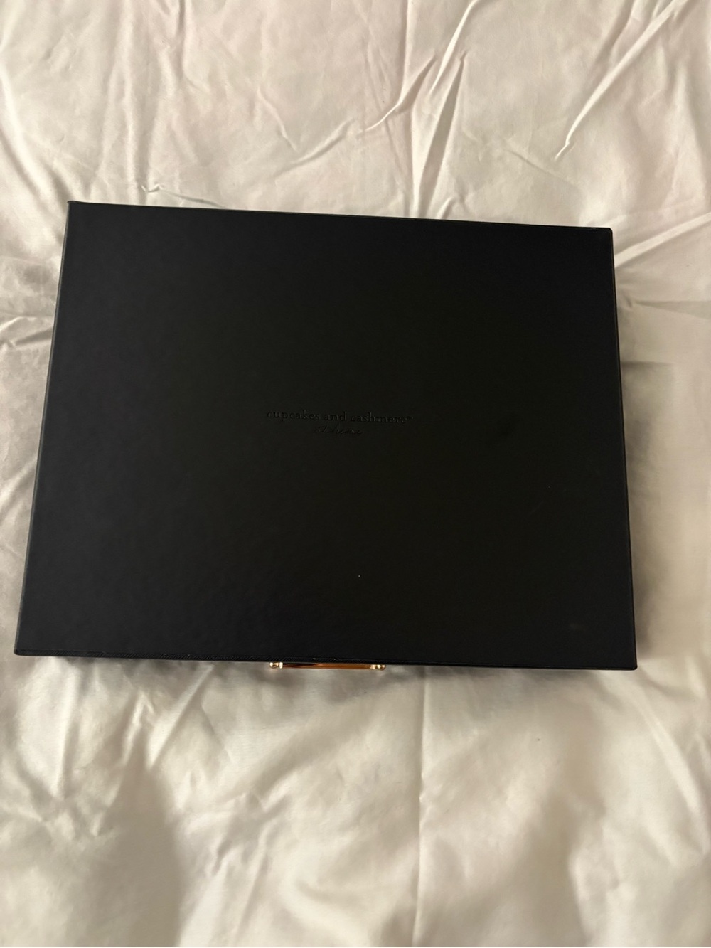 cupcakes & cashmere Black Jewelry Display Case with Glass Top - Picture 5 of 9